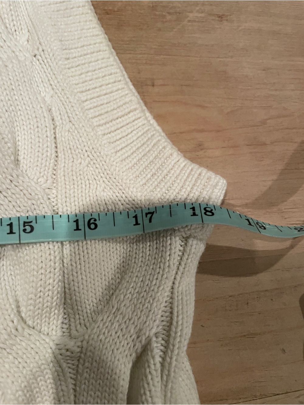 Banana Republic cotton cableknit vest preppy cricket academia old money XST - Picture 5 of 7